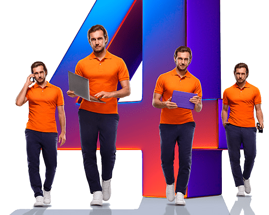 Великолепная четверка Ростелеком в деревня Варфоломеево (Тульская область)